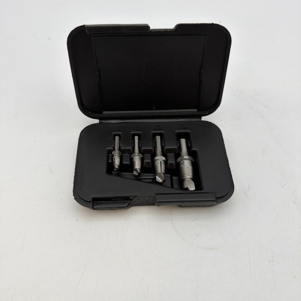 4-piece damaged screw and bolt extractor